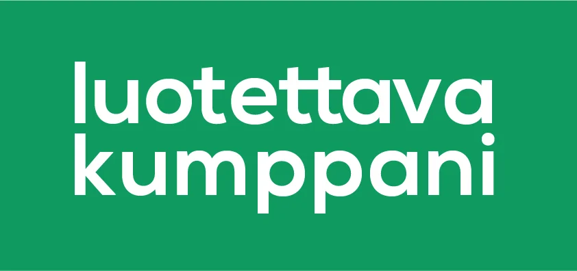 Luotettava Kumppani logo verkkosivuille