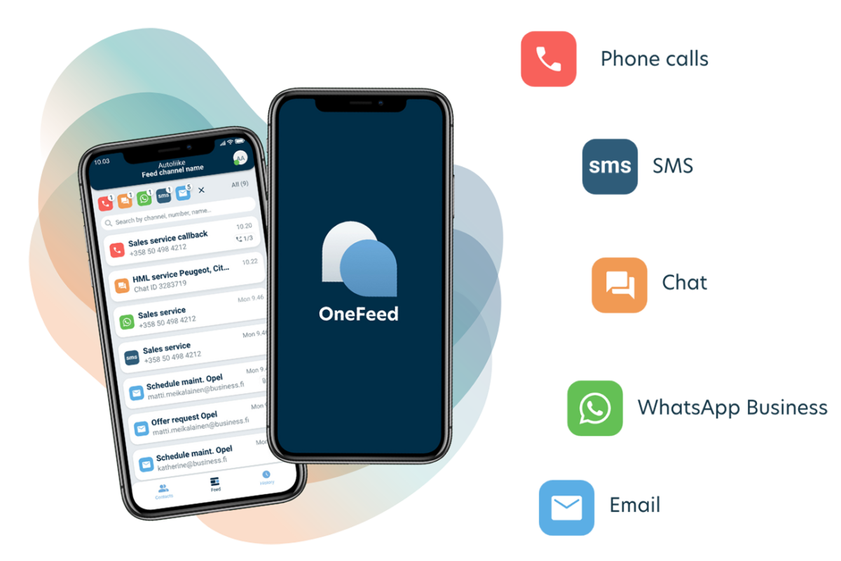 Line Carrier introduces OneFeed™ - New all-in-one solution to omnichannel customer service 2 OneFeed™-customer-service-channels-infographic